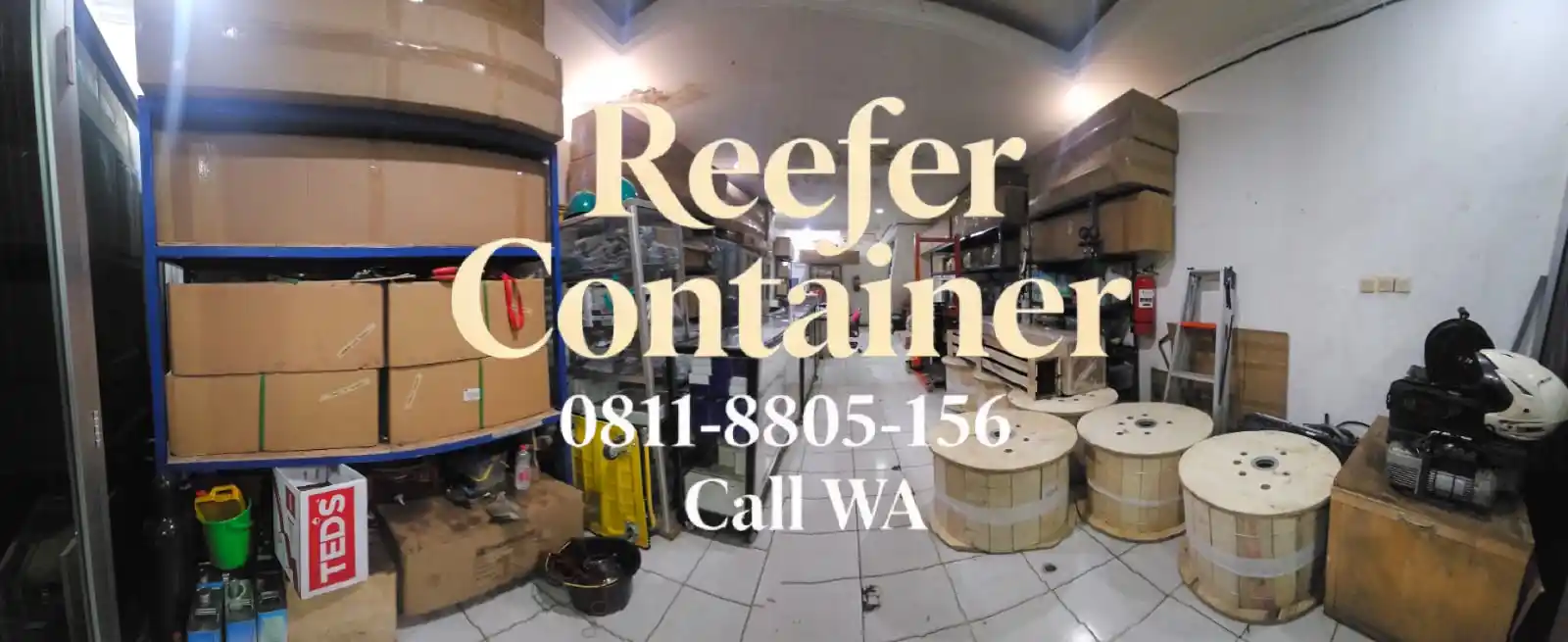 Sparepart reefer container seperti kompresor dan modul kontrol