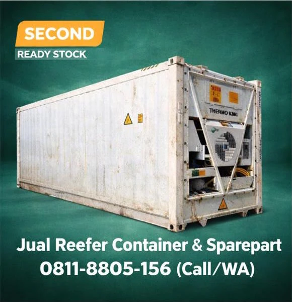 Reefer container bekas berkualitas siap pakai
