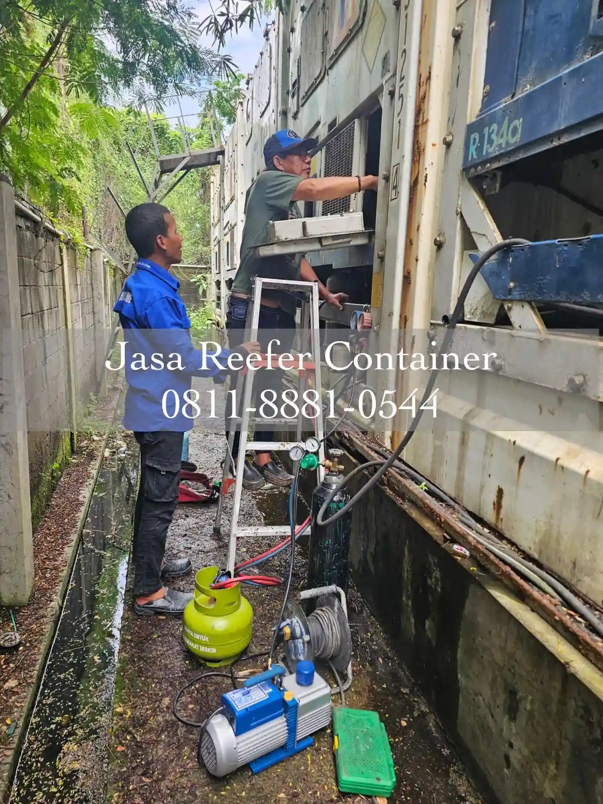 Maintenance reefer container secara berkala